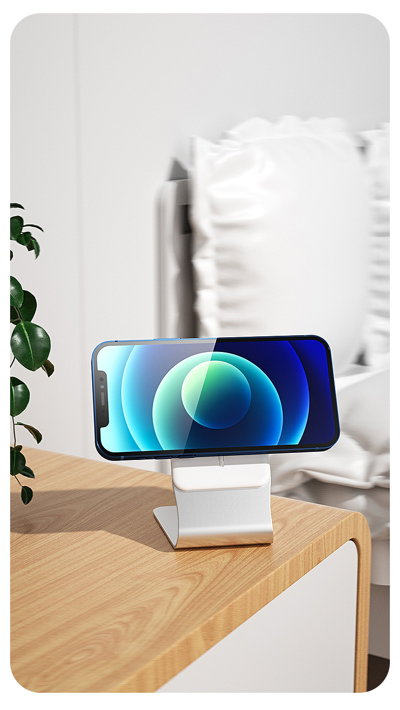 Support de Bureau pour Chargement Sans Fil pour Téléphones Mobiles
